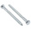 RS PRO Hex Coach Screw, Steel Bright Zinc Plated, 12mm x 150mm