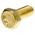 Plain Brass Hex, Hex Bolt, M8 x 20mm