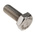 Plain Stainless Steel Hex, Hex Bolt, M10 x 25mm