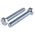 Clear Passivated, Zinc Steel Hex, Hex Bolt, M12 x 80mm