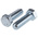 Clear Passivated, Zinc Steel Hex, Hex Bolt, M16 x 50mm