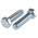 Clear Passivated, Zinc Steel Hex, Hex Bolt, M16 x 60mm