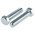 Clear Passivated, Zinc Steel Hex, Hex Bolt, M16 x 70mm