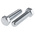 Clear Passivated, Zinc Steel Hex, Hex Bolt, M20 x 80mm