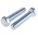 Clear Passivated, Zinc Steel Hex, Hex Bolt, M20 x 100mm