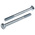 Clear Passivated, Zinc Steel, Hex Bolt, M8 x 90mm