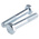Clear Passivated, Zinc Steel, Hex Bolt, M10 x 60mm