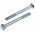 Clear Passivated, Zinc Steel, Hex Bolt, M10 x 90mm