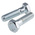 Clear Passivated, Zinc Steel, Hex Bolt, M12 x 45mm