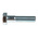 Clear Passivated, Zinc Steel, Hex Bolt, M12 x 50mm