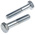 Clear Passivated, Zinc Steel, Hex Bolt, M12 x 60mm