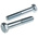 Clear Passivated, Zinc Steel, Hex Bolt, M12 x 90mm