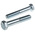 Clear Passivated, Zinc Steel, Hex Bolt, M12 x 100mm