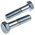 Clear Passivated, Zinc Steel, Hex Bolt, M16 x 65mm