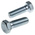 Clear Passivated, Zinc Steel, Hex Bolt, M20 x 60mm