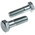 Clear Passivated, Zinc Steel, Hex Bolt, M20 x 70mm