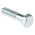 Clear Passivated, Zinc Steel, Hex Bolt, M20 x 80mm