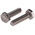 Plain Stainless Steel Hex, Hex Bolt, M4 x 16mm