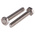 Plain Stainless Steel Hex, Hex Bolt, M4 x 25mm