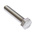 Plain Stainless Steel Hex, Hex Bolt, M12 x 60mm