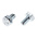 Zinc plated & clear Passivated Steel Hex, Hex Bolt, M5 x 8mm