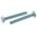 Zinc plated & clear Passivated Steel Hex, Hex Bolt, M6 x 40mm