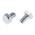 Zinc plated & clear Passivated Steel Hex, Hex Bolt, M8 x 12mm