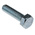 Zinc plated & clear Passivated Steel Hex, Hex Bolt, M8 x 30mm