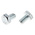 Clear Passivated, Zinc Steel Hex, Hex Bolt, M10 x 16mm