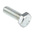 Clear Passivated, Zinc Steel Hex, Hex Bolt, M10 x 30mm