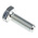 Clear Passivated, Zinc Steel Hex, Hex Bolt, M10 x 30mm