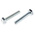 Clear Passivated, Zinc Steel Hex, Hex Bolt, M10 x 50mm
