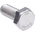 Plain Stainless Steel Hex, Hex Bolt, M12 x 30mm