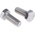 Plain Stainless Steel Hex, Hex Bolt, M12 x 30mm