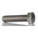 Plain Stainless Steel Hex, Hex Bolt, M12 x 50mm
