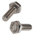 Plain Stainless Steel Hex, Hex Bolt, M4 x 12mm