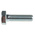 Bright Zinc Plated Bright Zinc Plated Steel, Hex Bolt, M10 x 35mm