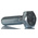 Bright Zinc Plated Bright Zinc Plated Steel, Hex Bolt, M10 x 35mm