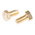 Plain Brass Hex, Hex Bolt, M5 x 10mm
