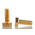 Plain Brass Hex, Hex Bolt, M8 x 30mm