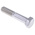 Plain Stainless Steel, Hex Bolt, M20 x 100mm