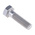 Plain Stainless Steel, Hex Bolt, M8 x 30mm