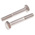 Plain Stainless Steel, Hex Bolt, M10 x 65mm