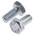 Zinc Plated Steel Hex, Hex Bolt, M6 x 12mm