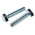 Zinc Plated Steel Hex, Hex Bolt, M8 x 100mm