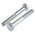 Bright Zinc Plated Steel, Hex Bolt, M5 x 35mm