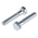 Bright Zinc Plated Steel, Hex Bolt, M5 x 25mm