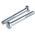 Bright Zinc Plated Steel, Hex Bolt, M5 x 40mm