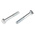 Bright Zinc Plated Steel, Hex Bolt, M8 x 55mm