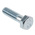 Bright Zinc Plated Steel, Hex Bolt, M8 x 30mm